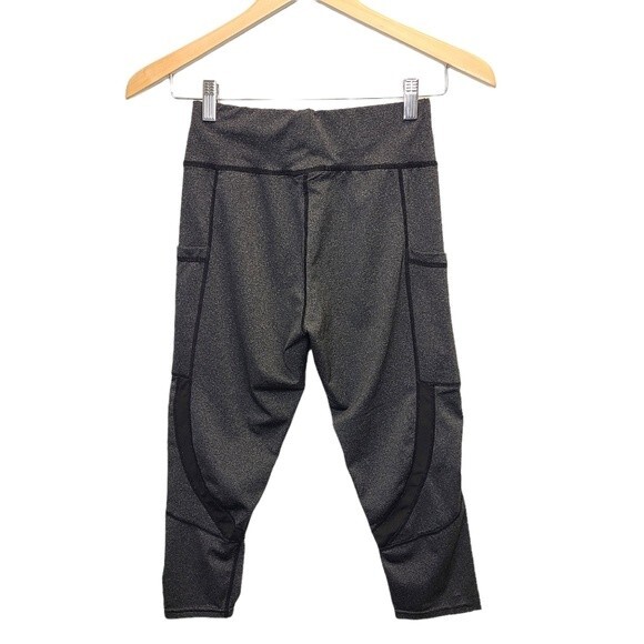 Dark Grey Activewear Mesh Leggings S/M - Picture 2 of 9